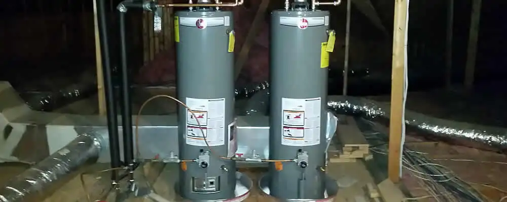 Tankless water heater installation for home hot water in Redmond, WA
